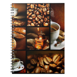 Caderno Espiral Colagem 2 do café