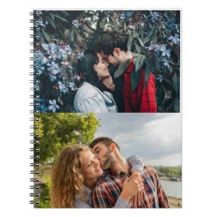Caderno Espiral Colagem de Fotografias do seu próprio Casal 2