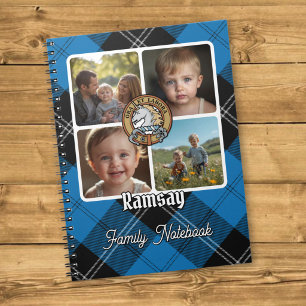 Caderno Espiral Colagem de Fotos da Família Ramsay