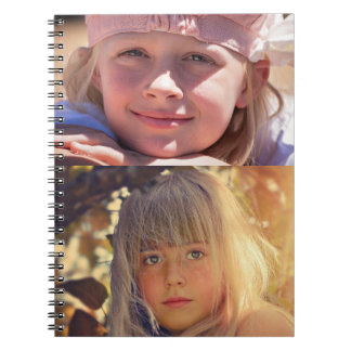 CADERNO ESPIRAL COLAGEM DE FOTOS PERSONALIZADA