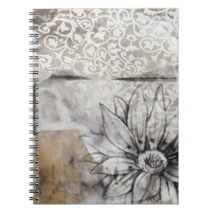 Caderno Espiral Colagem Fleur II