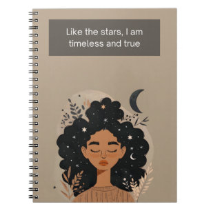 Caderno Espiral Coleção de Afirmação de Mulheres
