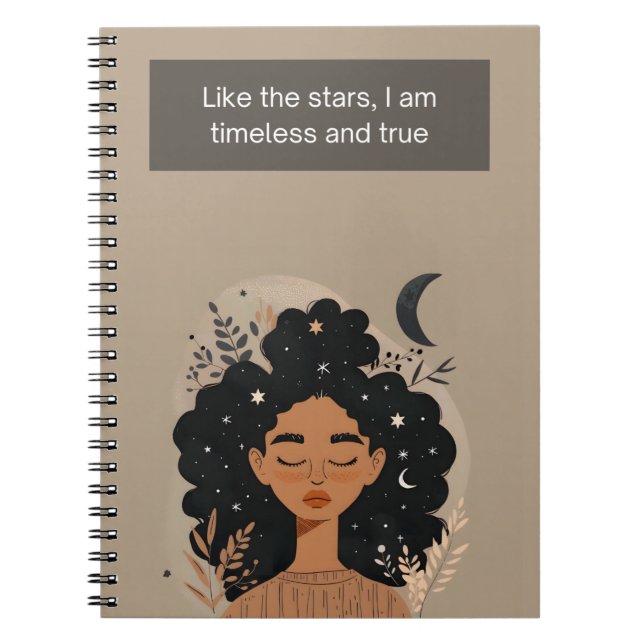 Caderno Espiral Coleção de Afirmação de Mulheres (Frente)
