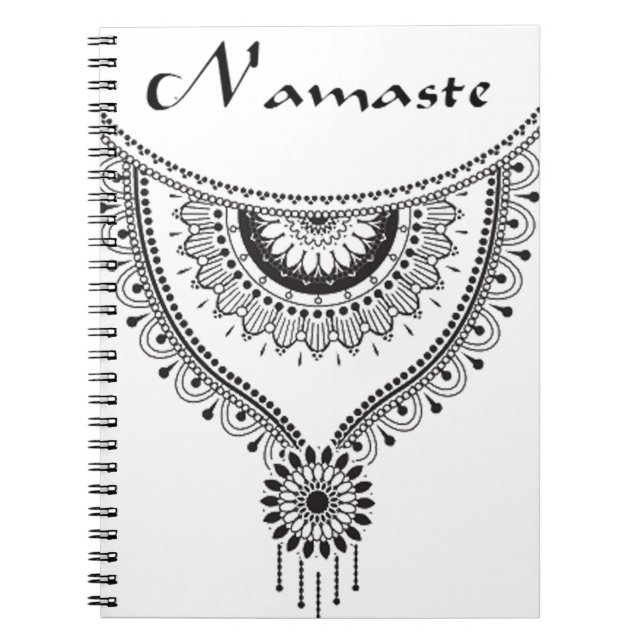 Caderno Espiral Coleção de Namaste (Frente)