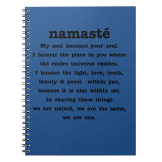 Caderno Espiral Coleção de Namaste