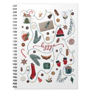 Caderno Espiral Coleção de Natal Hygge
