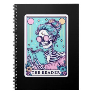 Caderno Espiral Coleção de Notebooks com Placa-Raiz do Leitor