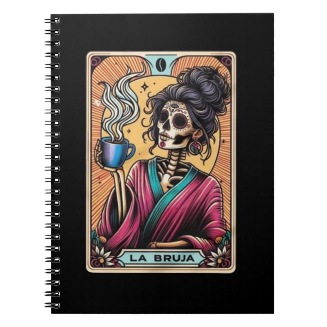 Caderno Espiral Coleção de Notebooks La Bruja Tarot (Frente)