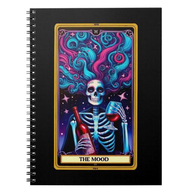 Caderno Espiral Coleção de Notebooks Mood Tarot Card (Frente)