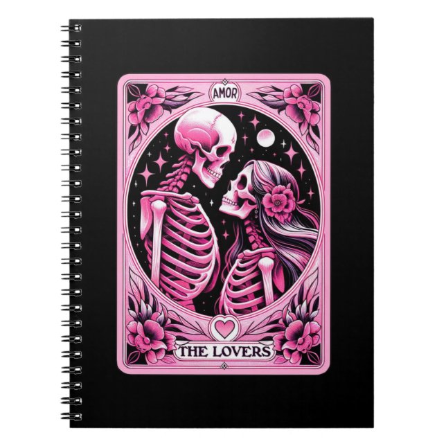 Caderno Espiral Coleção de Notebooks Tarot dos Amantes (Frente)