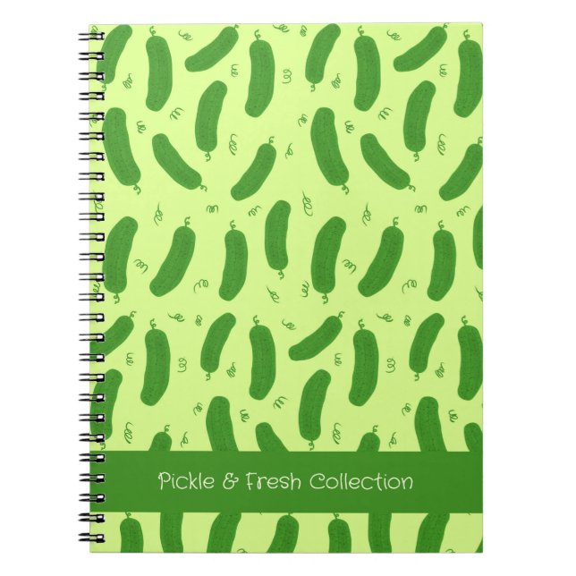 Caderno Espiral Coleção Pickle & Fresh (Frente)
