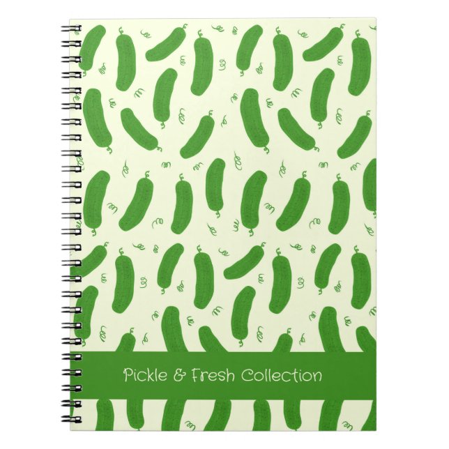 Caderno Espiral Coleção Pickle & Fresh (Frente)