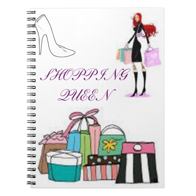 CADERNO ESPIRAL COLEÇÃO SHOPPING QUEEN (Frente)