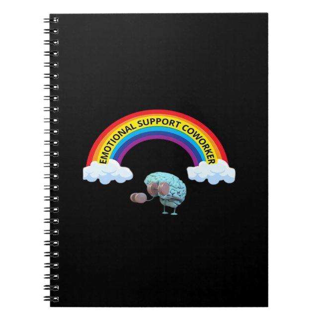 Caderno Espiral Colega de Ajuda Emocional, Colegas de Trabalho, Su (Frente)