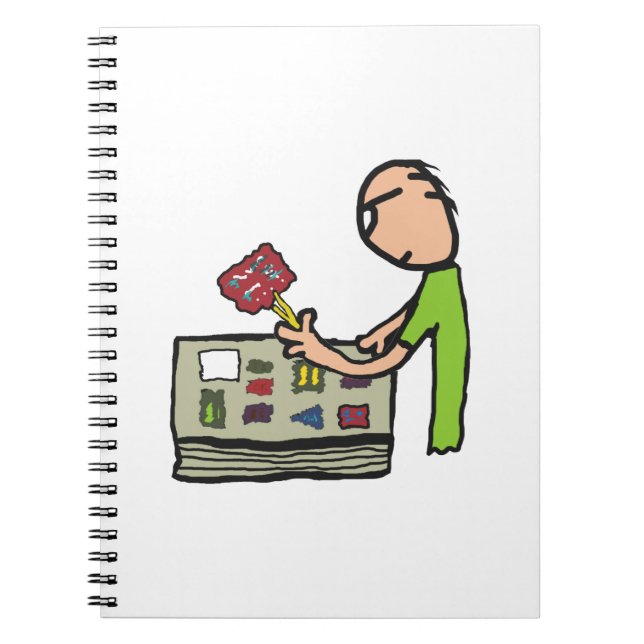 Caderno Espiral Coleta de Carimbo de Filtros (Frente)