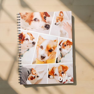 Caderno Espiral Coleta Foto de Colagem de Imagens Personalizadas M