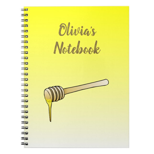 Caderno Espiral Colher de Mel (Frente)