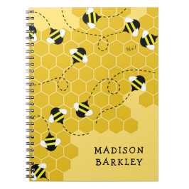 Caderno Espiral Colmeia em Bee Kid