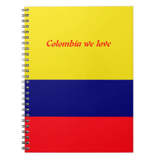 Caderno Espiral Colômbia que amamos