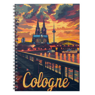 Caderno Espiral Colônia Rhin Sunset