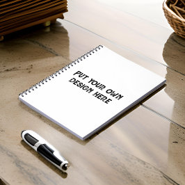 Caderno Espiral Coloque seu próprio design