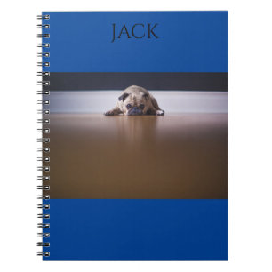 Caderno Espiral Coloque um bloco de anotações espiral com nome p