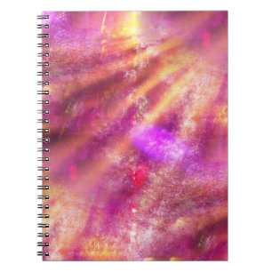 Caderno Espiral colora o roxo sem emenda do fundo, cor-de-rosa