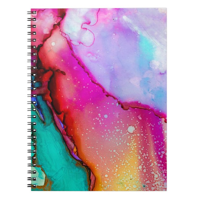Caderno Espiral Coloração do Mashup (Frente)
