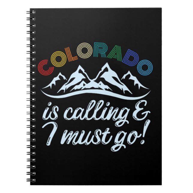 Caderno Espiral Colorado Está Ligando E Eu Preciso Ir (Frente)