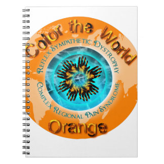 Caderno Espiral Colore o mundo laranja - Circlet de gelo duplo CRP