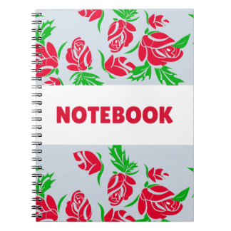 Caderno Espiral  Colorful Floral Notebook – Minimalist Flower 