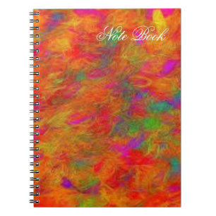 Caderno Espiral Colorful Floral Print