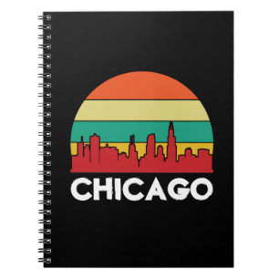 Caderno Espiral Colorida Chicago Windy City