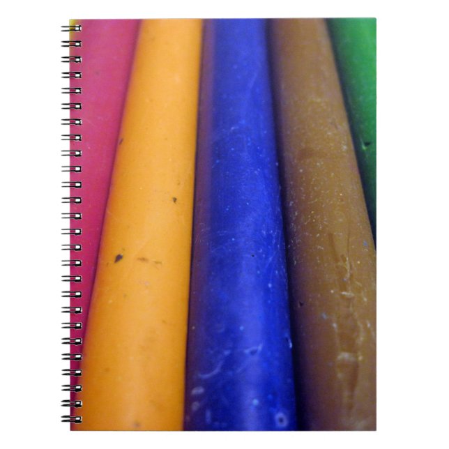 Caderno Espiral Colorida Crayons (Frente)