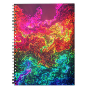 Caderno Espiral Colorida e Artsy Design