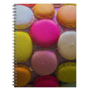 Caderno Espiral Colorida Macarons, deserto assado