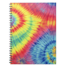 Caderno Espiral Colorida Tie Dye