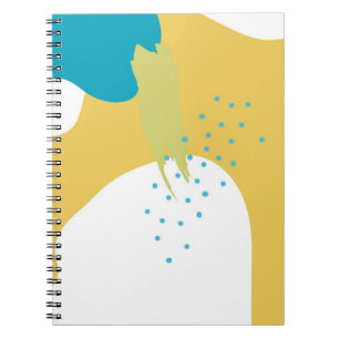 Caderno Espiral Colorido design de fundo vintageanos 80, 90