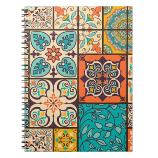 Caderno Espiral Colorir Azulejo Majolica Islâmica