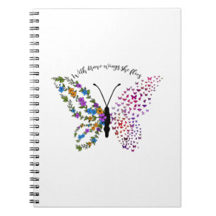 Caderno Espiral com asas corajosas ela voa