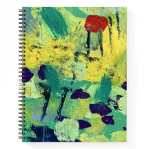Caderno Espiral com Design de Campo e Prado