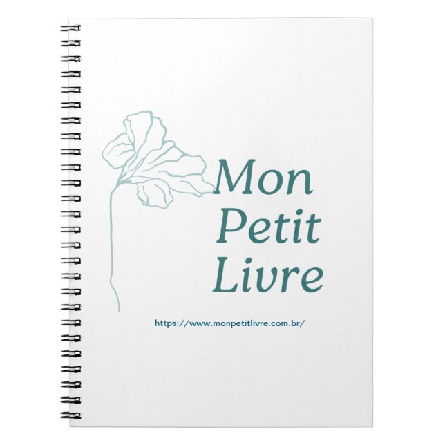 Caderno Espiral com Foto (Frente)