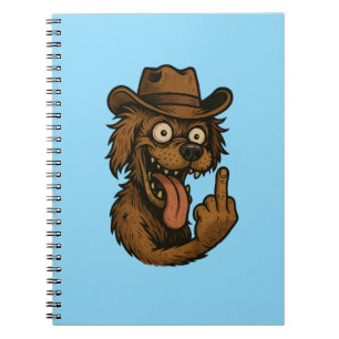 Caderno Espiral com Foto CACHORRO LOUCO