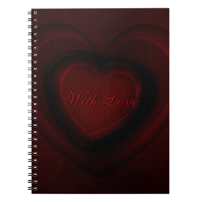 Caderno Espiral Com Notebook Amor (Frente)
