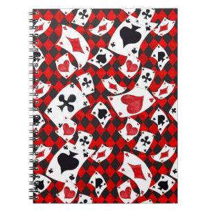 Caderno Espiral com uma Alice no País das Maravilh