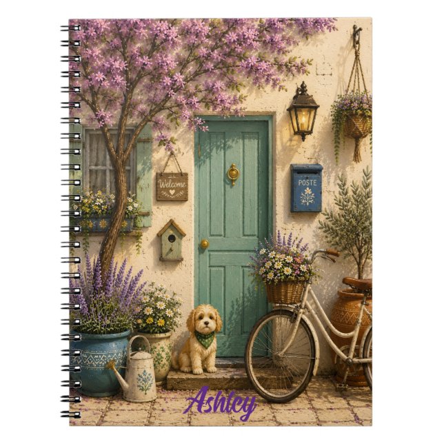 Caderno Espiral com uma pacífica (Frente)