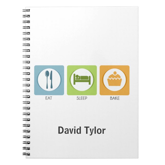 Caderno Espiral Coma o Assar do Sono! (Frente)