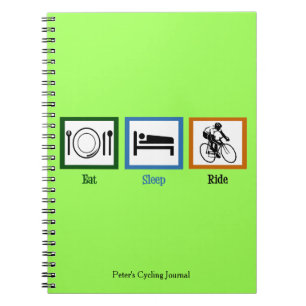 Caderno Espiral Coma o ciclismo do sono
