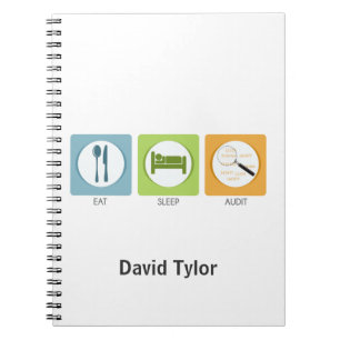 Caderno Espiral Coma o exame do sono!