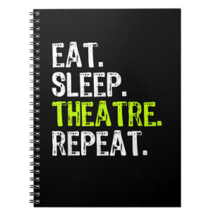 Caderno Espiral Coma O Sono Após Repetir A Atriz Do Ator Após Pres